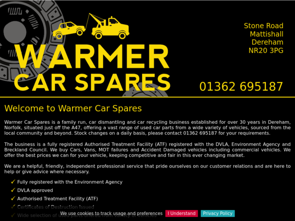 Warmer Car Spares