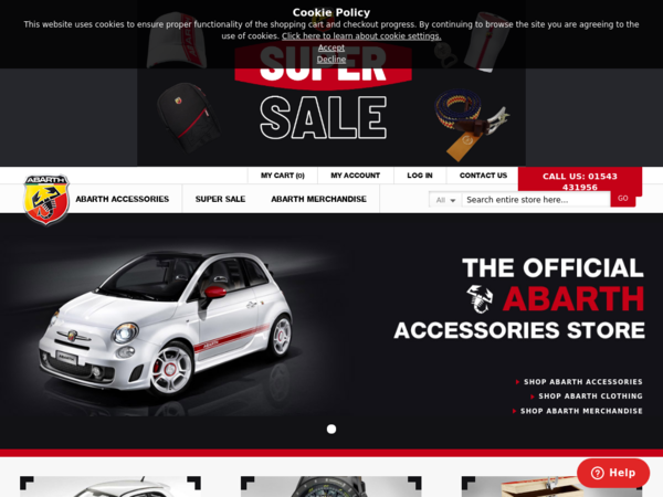 Abarth Accessories