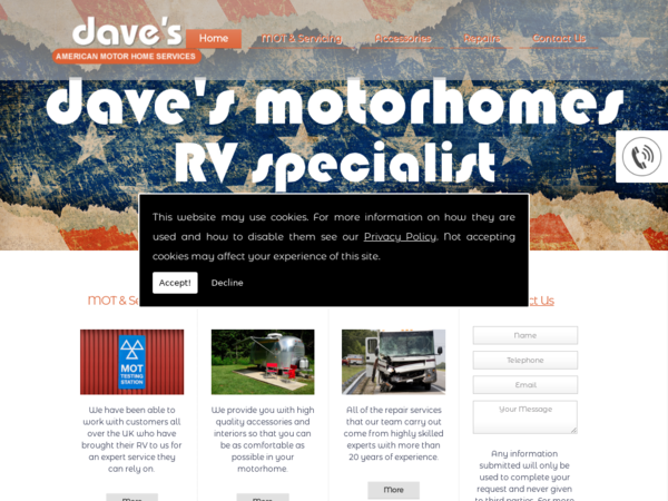 Dave's American Motor Home Services