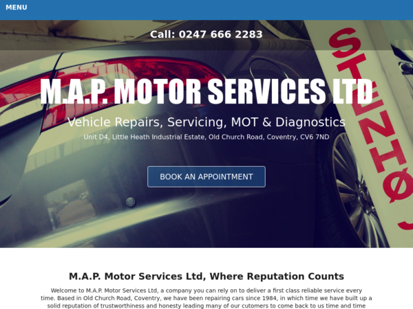 MAP Motor Services Ltd